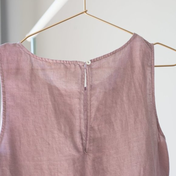 100% Linen Dress Mauve colour from C&C California - Picture 6 of 16